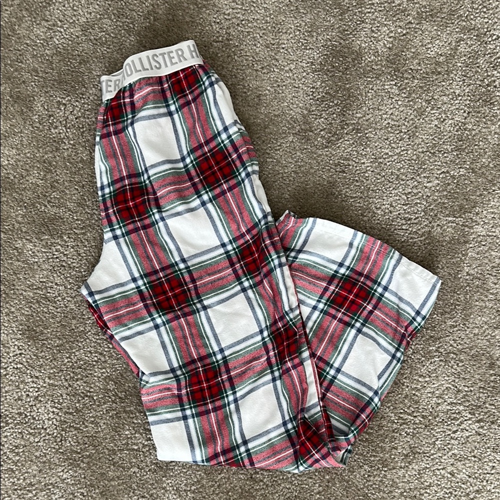 Hollister Red Plaid Pajama Pants